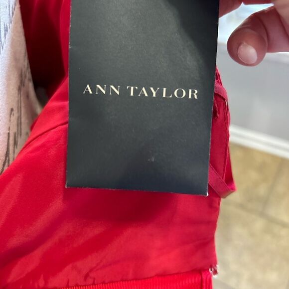 Ann Taylor Elegant Red Strapless Dress - Picture 10 of 11